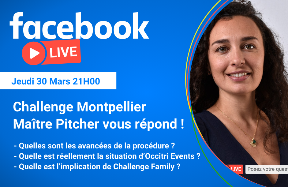 Challenge Montpellier Triathlon, les avancées de l’action : Replay du live Facebook du 30 mars